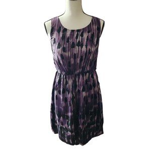 J.Jill Purple and Black Cocktail Dress